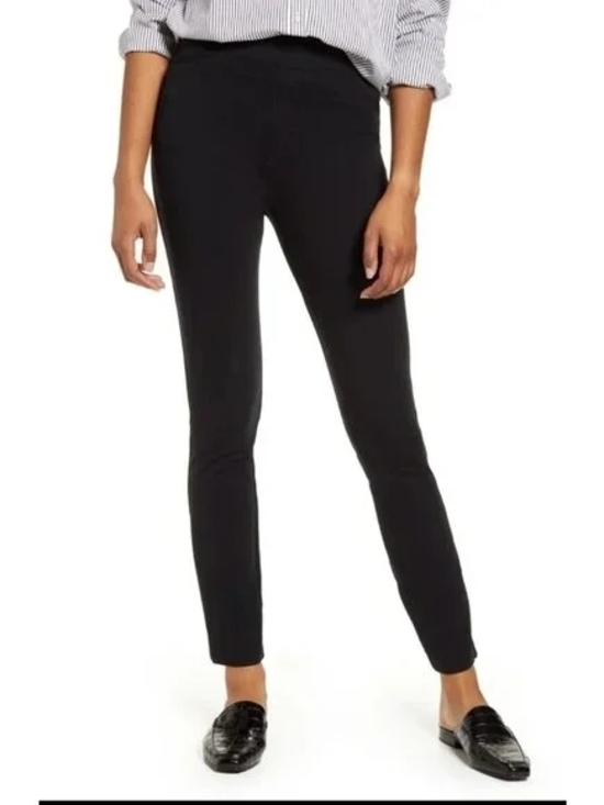 SPANX Pants - SPANX Black Pull-On Pants with Red Logo Tag Sz S/P